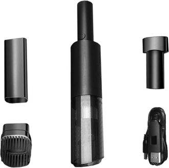 OEM Kit De Aspiradora Port&aacute;til Inal&aacute;mbrica Para Coche Con Aspiradora Integrada, Para La Limpieza Del Coche Y De Mascotas, Color Negro