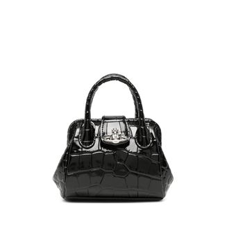 Vivienne Westwood Orb Croc-effect Leather Mini Bag