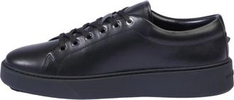 Karl Lagerfeld Flint Lace Lo Lthr - Heren - Sneakers - Zwart - 40 EU - Leer - Schoenen