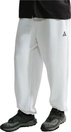Nike x ACG Tuff Fleece Dri-FIT Pants Summit White Black IU8172-121
