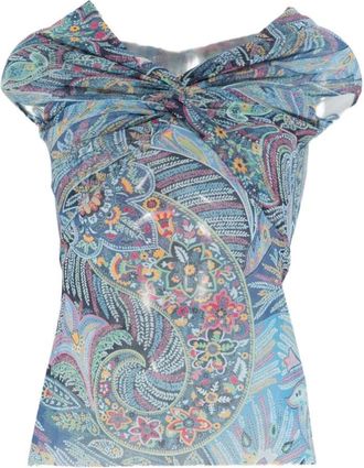 Etro Etro, Blouses, female, Multicolor, Size: M Top