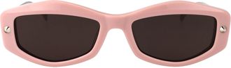 Alexander McQueen Alexander McQueen Geometrische Sonnenbrille AM0482 S 003