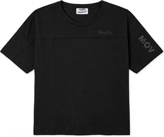 Freddy T-shirt boxy cropped da donna girocollo