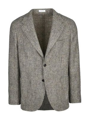 Boglioli Wool Jacket - Black/Beige