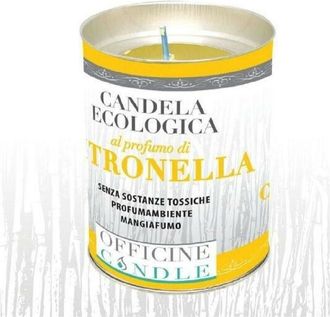 Trade Shop Trade Shop - Set 12 Pezzi Candela Ecologica Al Profumo Di Citronella Anti Zanzare 6 X 8 Cm