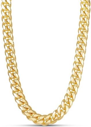 SHYMI Tori Cuban Chain Choker Necklace in Gold at Nordstrom, Size 15
