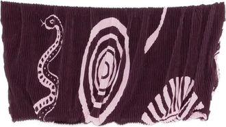 Cala de la Cruz Top senza spalline Odessa - Viola