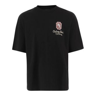 Amiri T-Shirts, male, Black, Size: 2XL Printed Cotton T-Shirt