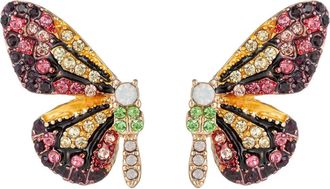 Eye Candy Los Angeles Luxe Collection Monarch Orange Butterfly Earrings at Nordstrom Rack