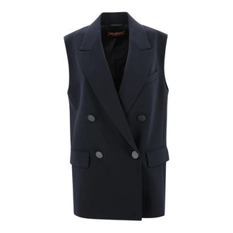 Max Mara Dames, Jassen, Blauw, Maat: 2XS