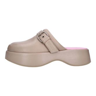 3Juin Sandalen Beige - Dames - Slip ons - Beige - 41 EU - Su&egrave;de - Schoenen