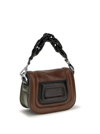 Pierre Hardy Alphaville Calfskin Leather Shoulder Bag - Multicolor