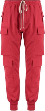 Rick Owens Cargo con coulisse - Rosso