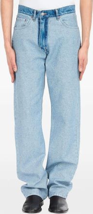 Maison Margiela inside-out straight-leg jeans - Blue