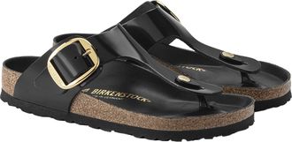 Birkenstock Black Gizeh Big Buckle Slide