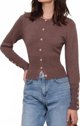 Heartloom Sera Cardigan In Taupe