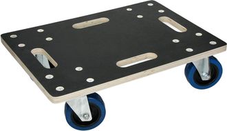 ECD Germany Ecd Germany - Plataforma Rodante Rodillo Para Transporte De Muebles 35 X 50 Cm Carga Hasta 800kg Tabla Con Ruedas Monopat&iacute;n Con Freno Placa Tablero Ca