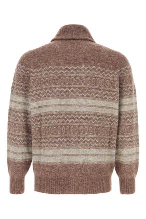 Brunello Cucinelli Embroidered Cashmere Cardigan - Brown