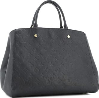 Louis Vuitton Montaigne Handbag Monogram Empreinte Leather GM tote bag - Zwart