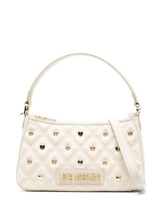 Love Moschino Shopper met studs - Beige