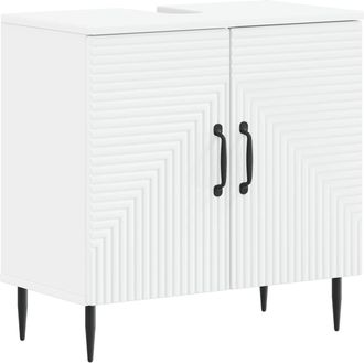 vidaXL Mueble De Lavabo Para Ba&ntilde;o Haarlem Blanco 59,5 X 31,5 X 59 Cm Vidaxl
