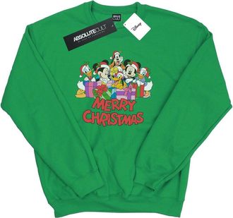 Disney Heren Mickey Mouse en vrienden Kerstmis Sweatshirt (Iers Groen)