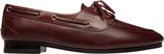 Bally Schoenen, Dames, Bruin, 36 EU, Leer, Bruin Leren Mocassin Schoenen