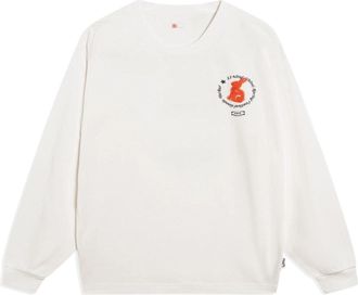 Li-Ning Of China Graphic Hoodie Creamy White AHST165-1