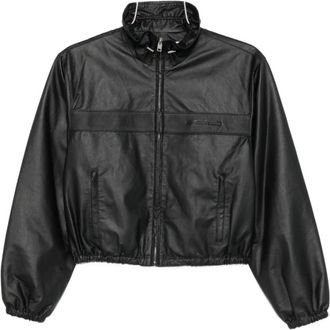 Alexander Wang Outerwear Alexander Wang - Dames - Leren en Su&egrave;de Jassen - Zwart - XS - Leer - Jassen