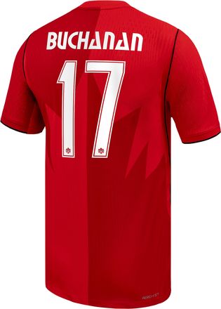 Nike Tajon Buchanan Canada Soccer 2026 Match Home Nike Mens Dri-FIT ADV Soccer Jersey in Red | NN203945123-CAN