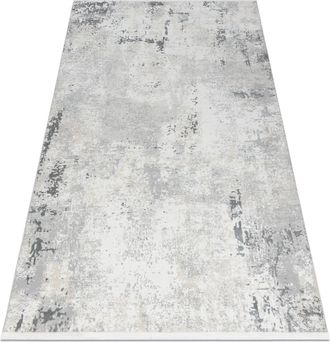 RugsX Rugsx - Alfombra Moderna Duke 51378 Crema / Gris - Hormig&oacute;n, Piedra Estructurada, Muy Suave, Flecos Grey 120x170 Cm