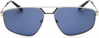 Guess Blue Navigator Mens Sunglasses GF00044 08V 61