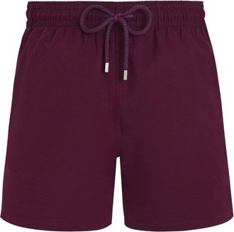 Vilebrequin Micro-Perforated Ultra-Light and Packable Swim Shorts Solid - Heren - Strandmode - Paars - 2XL - Polyester - Badmode