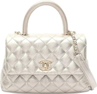 Chanel Borsa tote matelass&eacute; 2020-2021 - Argento