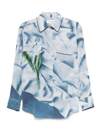 Victoria Beckham Satin Pyjama Shirt