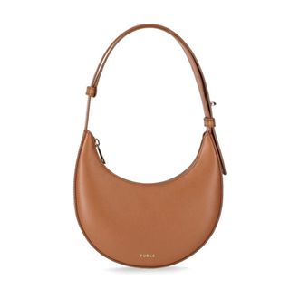 Furla Delizia Mini Brandy Shoulder Bag - female - Furla - Shoulder Bags - Brown - ONE SIZE - Bags