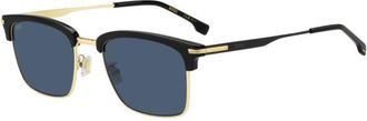 BOSS 1888/G/S Asian Fit 2M2/KU Mens Sunglasses Black Size 53