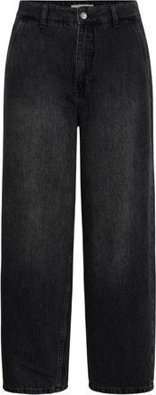 Part Two Jeans, Dames, Zwart, W31, Katoen, Christell PW Barrel Jeans