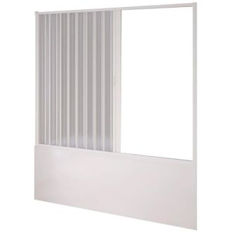 OEM Pared De Ba&ntilde;era Pvc Plegable Lateral Pared 170-140 H 150 Mod. Nova Kit Vasca