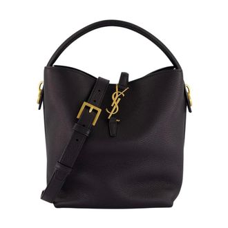 Saint Laurent Le 37 Supple Bucket Bag - female - Saint Laurent - Shopping Bags - Black - ONE SIZE - Bags