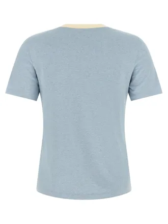 Chlo&eacute; Cactus-Embroidered Cotton T-Shirt - Blue