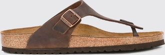Birkenstock Sandalo Gizeh in pelle oliata