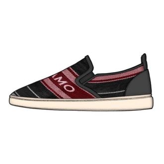 Ferragamo Logo Knit Slip-On Sneakers, Size 7