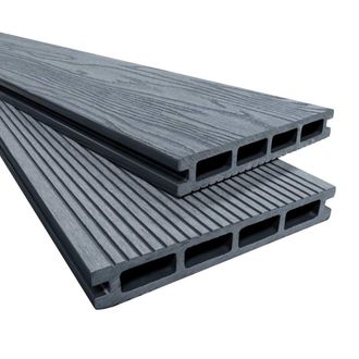 MonsterShop Composite Decking Boards x 5 - Grey