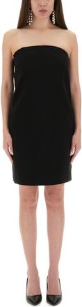 Moschino Black Strapless Mini Dress