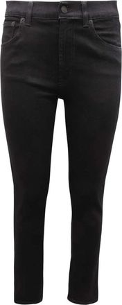 Dondup Slim Fit Broeken - Dames - Slim Fit Jeans - Zwart - W27 - Katoen - Jeans
