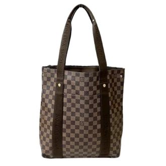Louis Vuitton Pre-owned Tote Bags, male, Brown, Size: ONE SIZE Pre-owned Cabas Beaubourg Damier Tote Bag