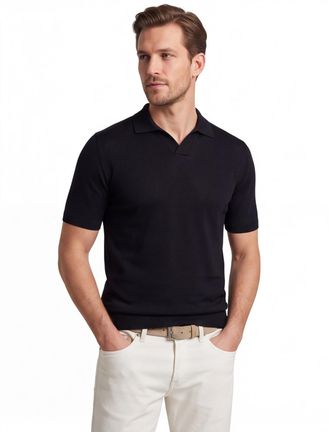 Gentiluomo Gebreid poloshirt Gentiluomo donkerblauw