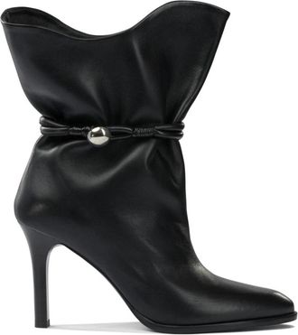 Isabel Marant Lolya Boots - Dames - Laarzen met Hak - Zwart - 36 EU - Leer - Schoenen