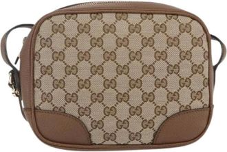 Gucci Pre-owned Cross Body Bags, female, Beige, Size: ONE SIZE Pre-owned Cross Body Bag